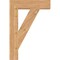 Ekena Millwork Traditional Block Smooth Bracket, Western Red Cedar, 5 1/2"W x 26"D x 38"H BKT06X26X38TRA05SWR - alternate 2